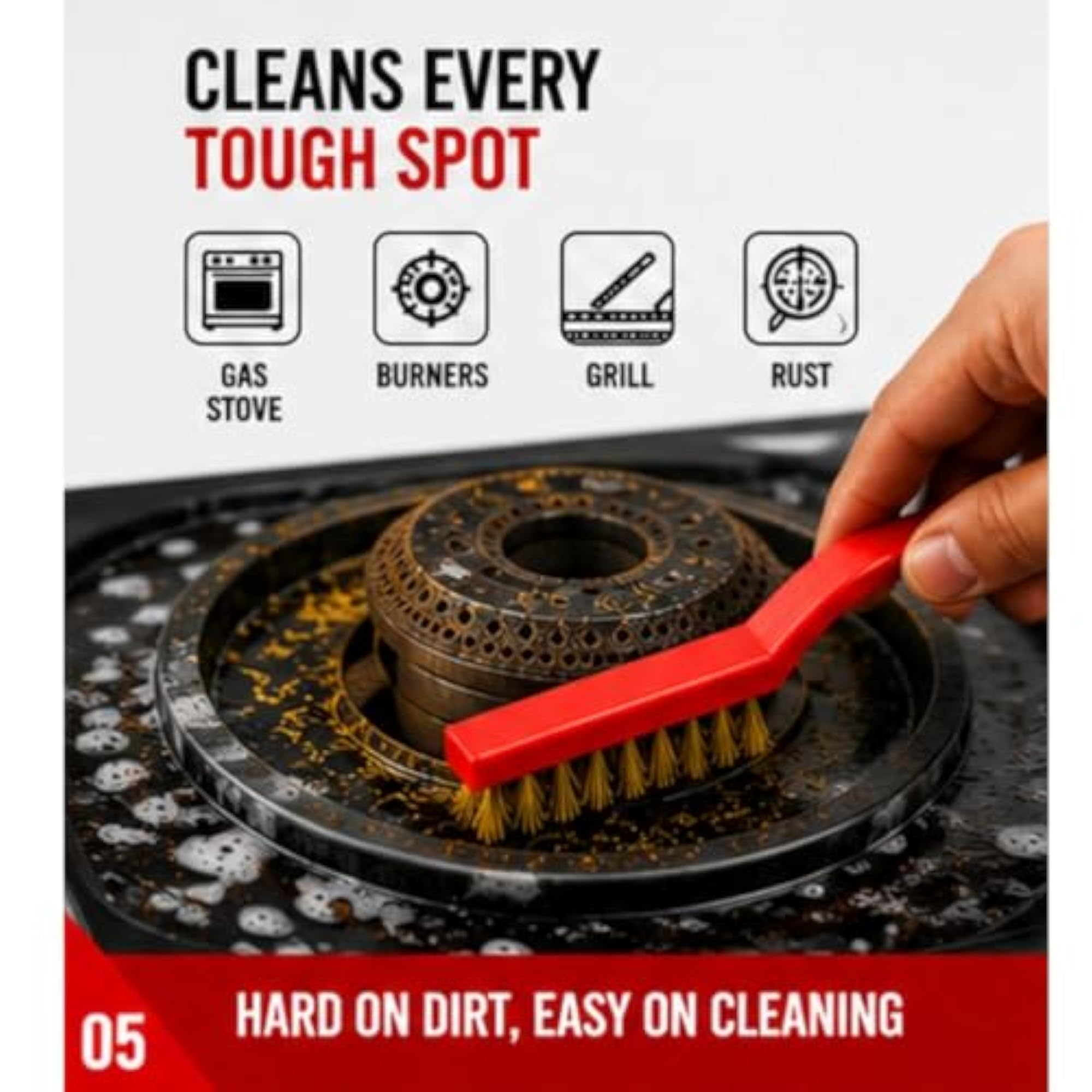 Plastic Handle Gas Cleaning Brush